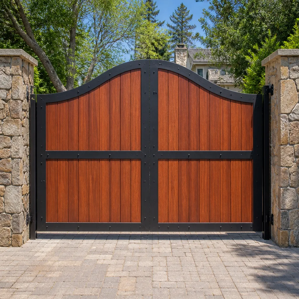 Wood & steel frame